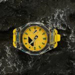 Ga2100 Yellowwatch Transparente Case Green Marker